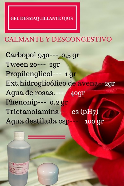 Gel desmaquillante ojos